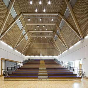 Highgate School - photo of interior of hall