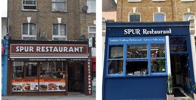 Spur restaurant shopfront improvement project North Tottenham