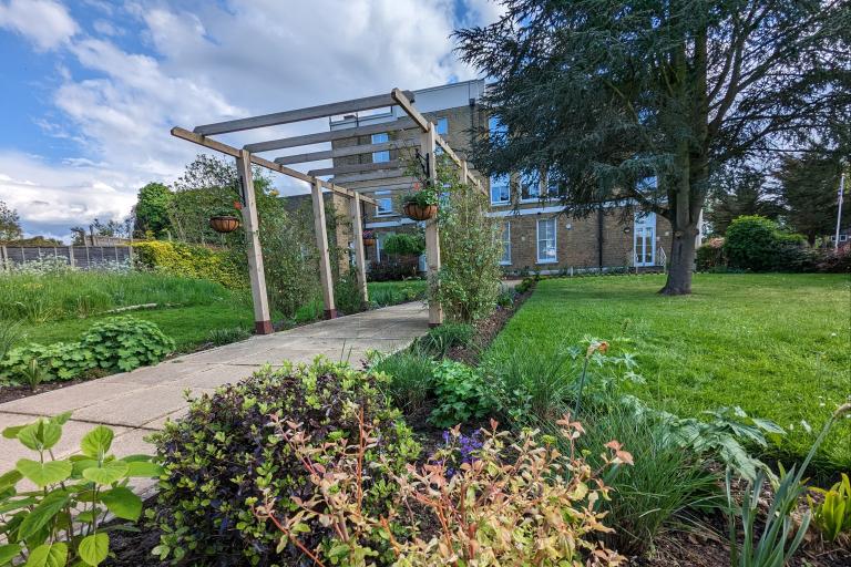 The garden at George Meehan House