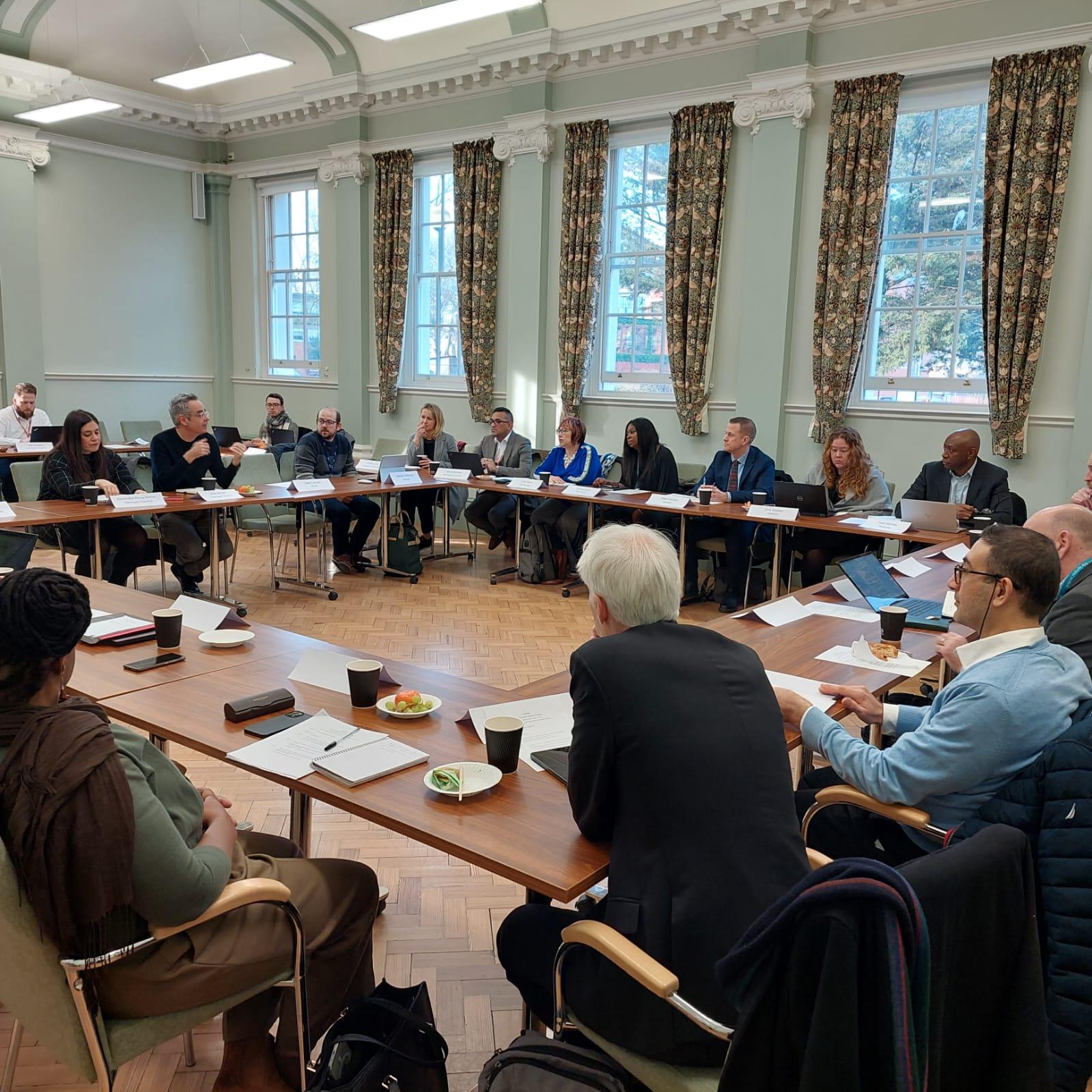 Council Leader, Cllr Peray Ahmet and Cabinet Lead, Cllr Dana Carlin met with Haringey’s registered housing providers to discuss how the council can work with them to provide high quality housing and services for tenants.