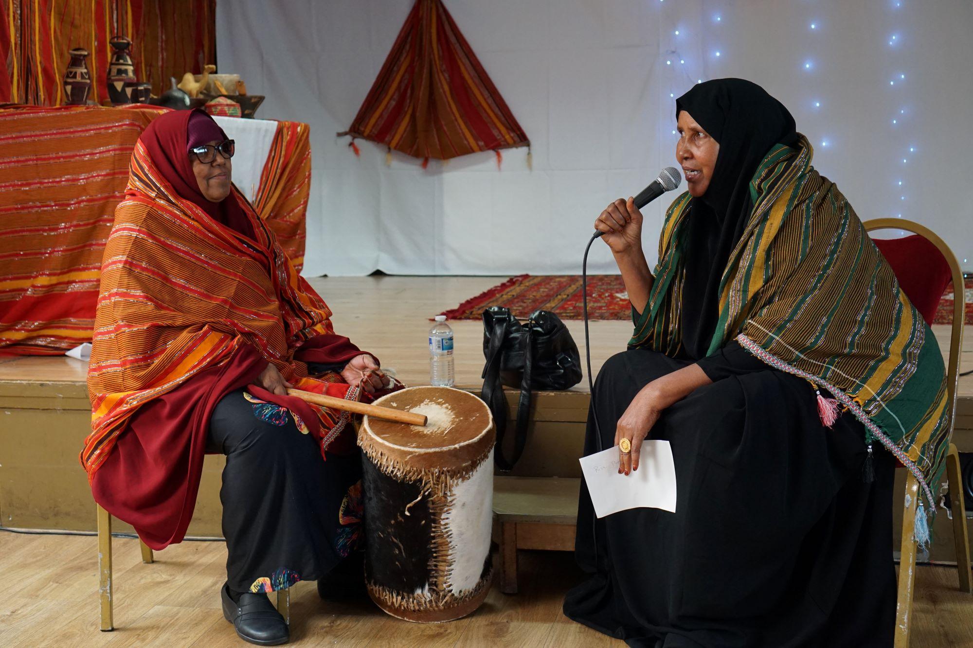 Performers at the Somali Cultural Event