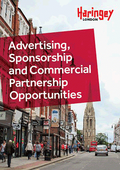Advertising, Sponsorship and Commercial Partnership Opportunities - brochure cover