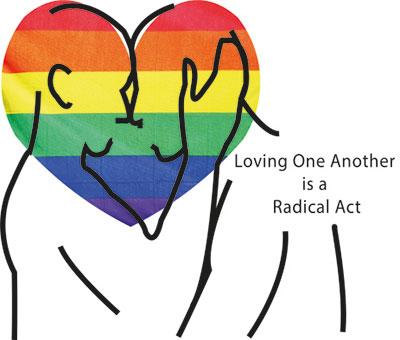 Loving one another is a radical act