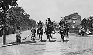 King Edward's Horse Regiment on Bounds Green Road