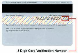 Card verification example