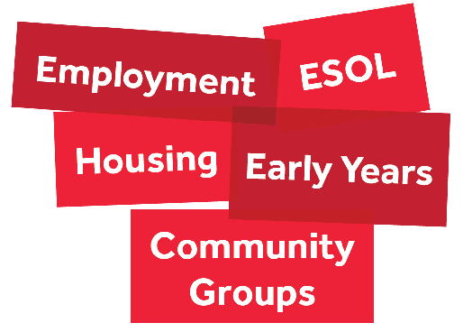 Employment, Housing, Family Learning, ESOL, Community Groups