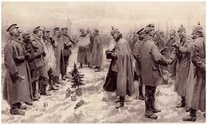Soldiers at Christmas 1914