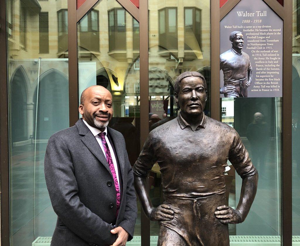 Councillor Joseph Ejiofor and Walter Tull Monument