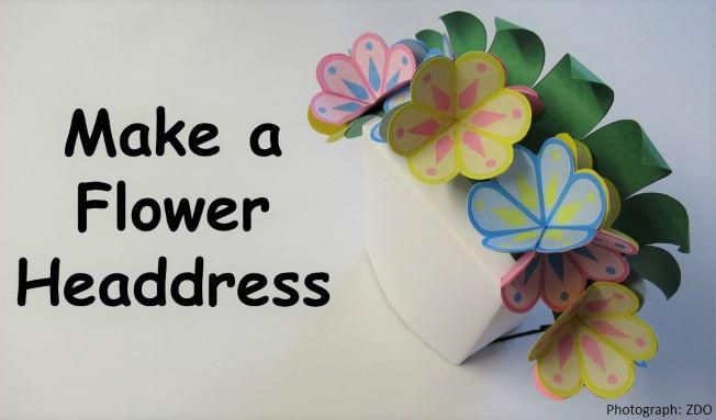 Picture of flower headdress craft
