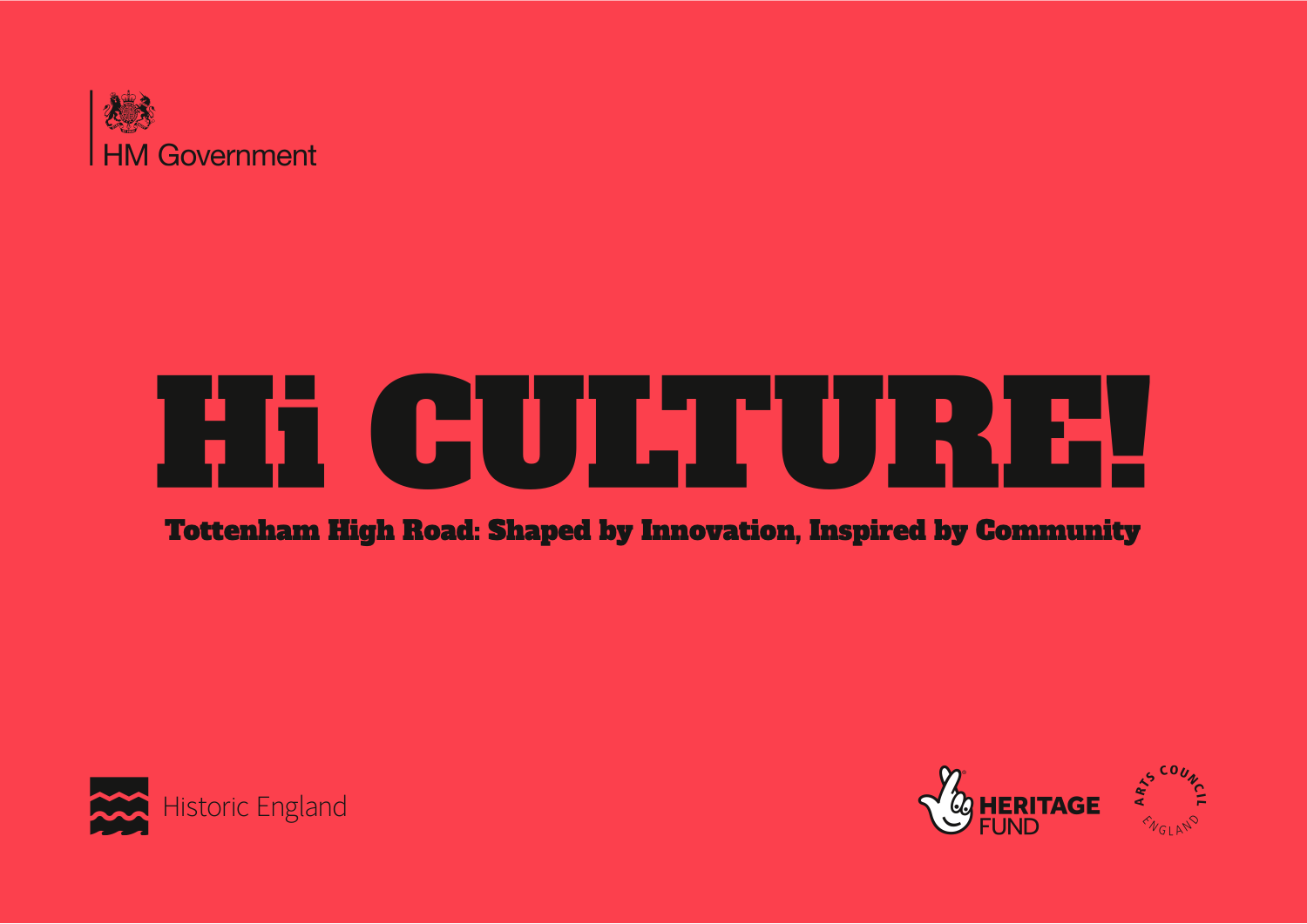 Hi Culture! High Street Heritage Action Zone in Bruce Grove, Tottenham High Road
