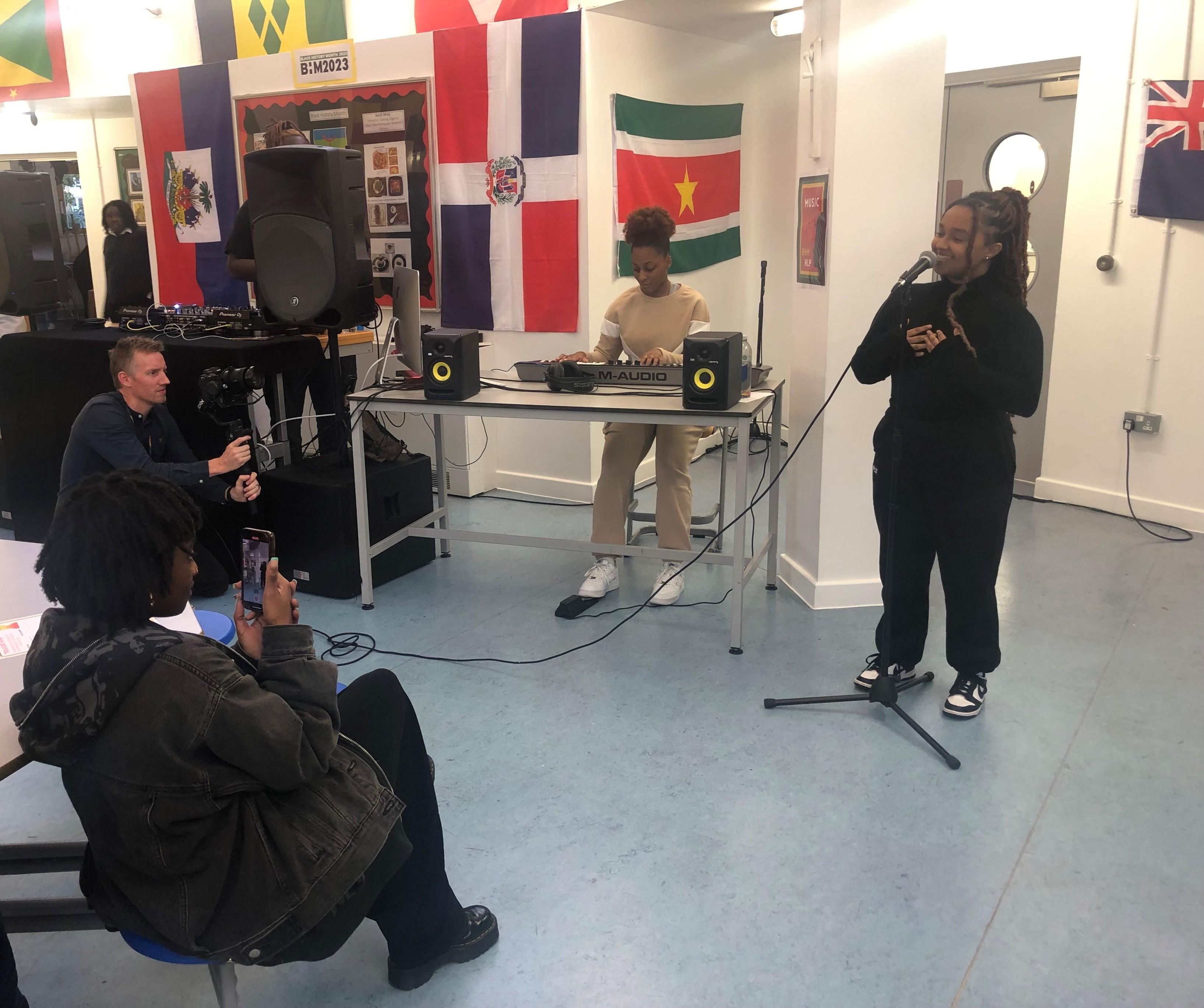 Black History Month event at Haringey Learning Partnership