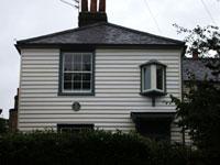 photo of the house with the William Bernhardt Tegetmeier plaque