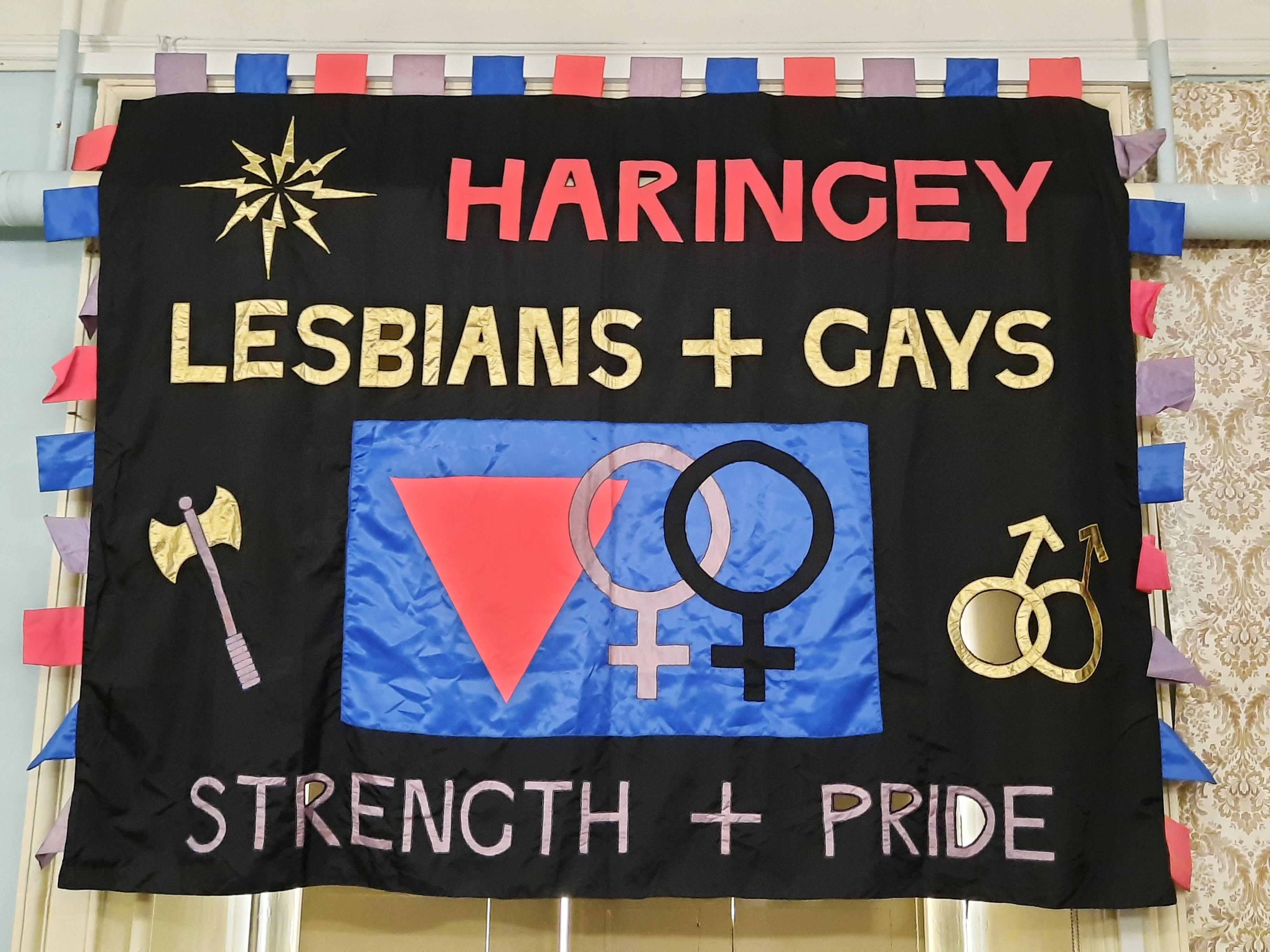 Original banner - LGBTQ+ heritage at Bruce Castle Museum
