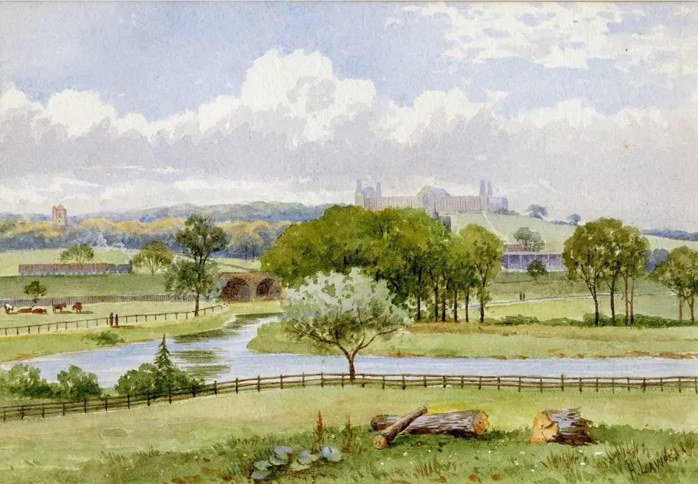 New River Hornsey by Harold Lawes, 1884 (copyright: Bruce Castle Museum - Haringey Archive and Museum Service)
