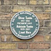 photo of the Oliver Tamb plaque