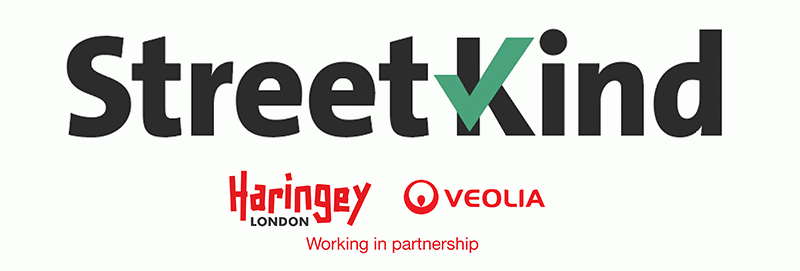 Streetkind. Haringey Council and Veolia - working in partnership.